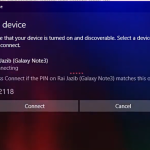 Bluetooth Connection step 3