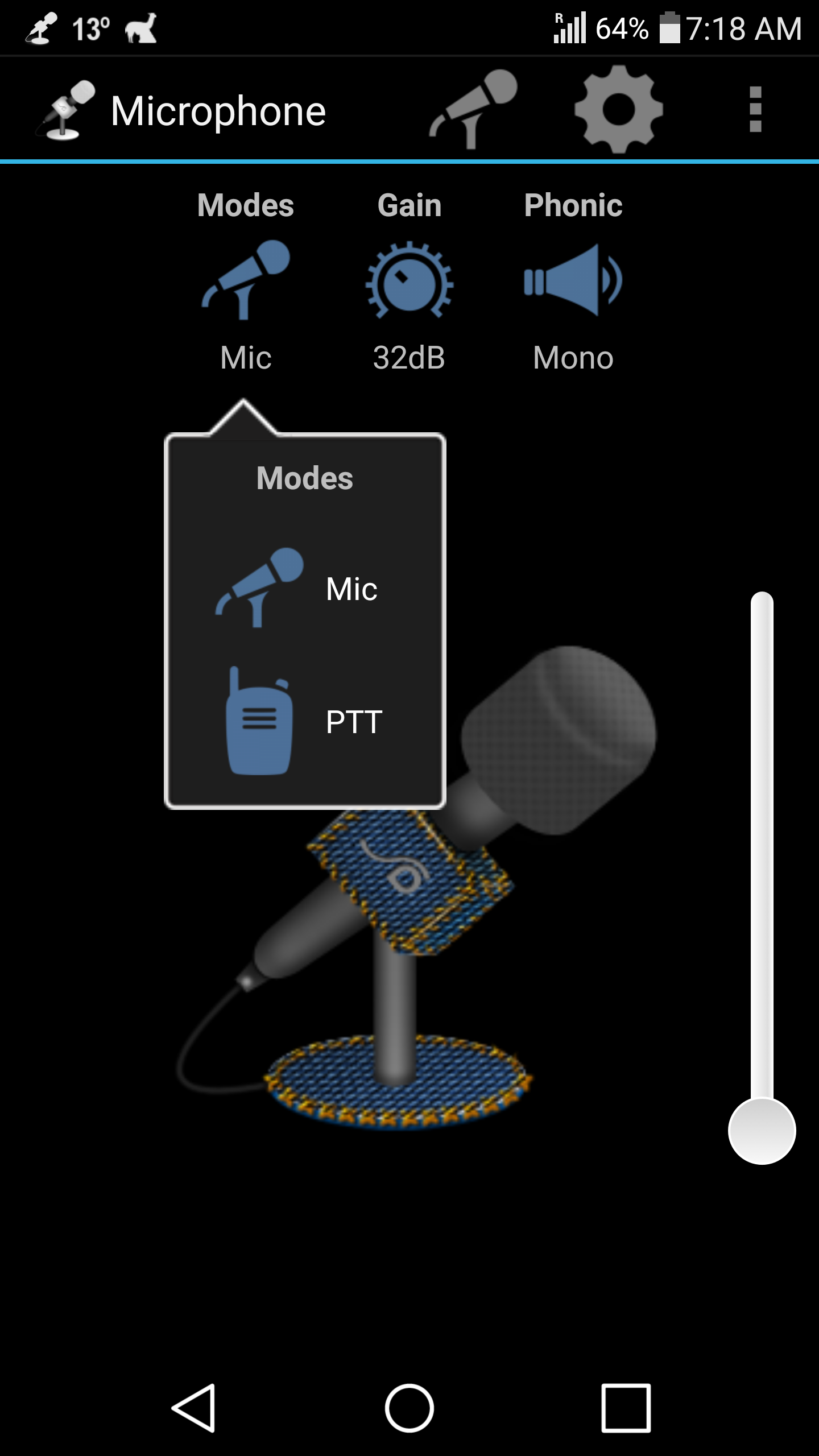 Microphone modes-Wo Mic Alternative