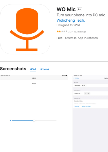 wo mic ios