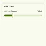 audio share volume track